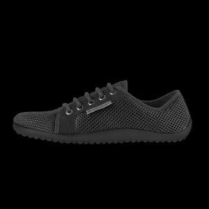 Sneaker^leguano Aktiv Barfußschuhe Online Bestellen Lavaschwarz, Schwarze Sohle