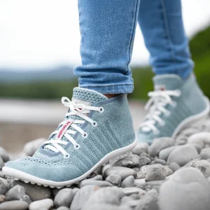 Sneaker^leguano Go: Seablue – Der High Cut Barfußschuh